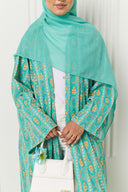 Yara Abaya in Lagoon Mist