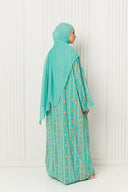 Yara Abaya in Lagoon Mist