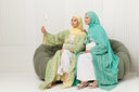 Yara Abaya in Lemon Zest