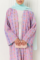 Dalia Abaya in Pink Lagoon