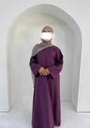 Lina Abaya in Deep Plum