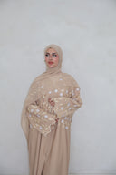 Rania Closed Abaya in Beige