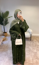 Inara Abaya in Olive Green