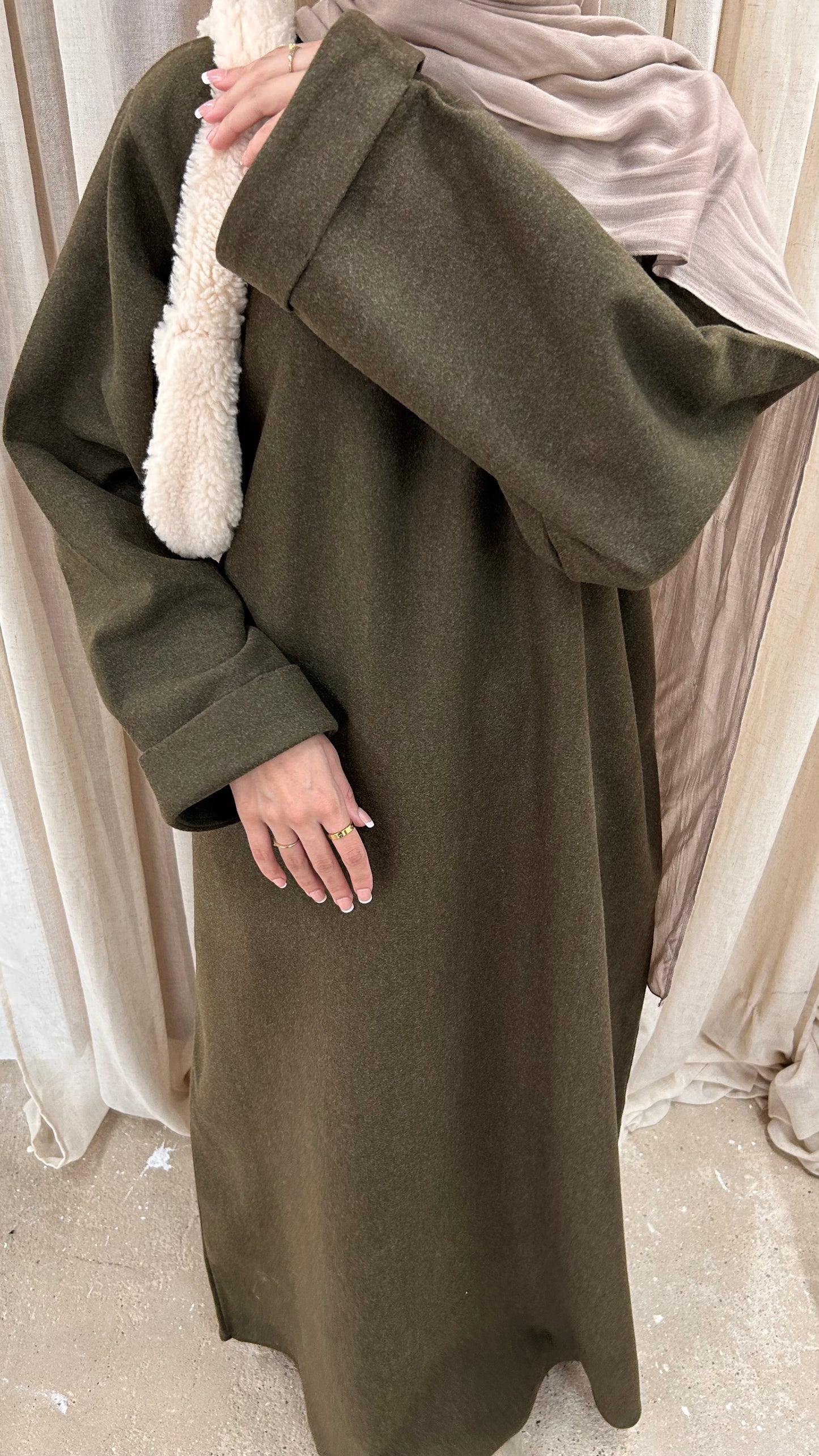Nayla in Olive Green