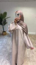 Lina Abaya in Light Taupe