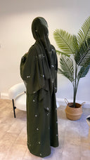 Inara Abaya in Olive Green
