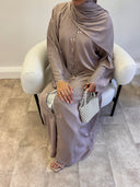 Inara Abaya in Blush