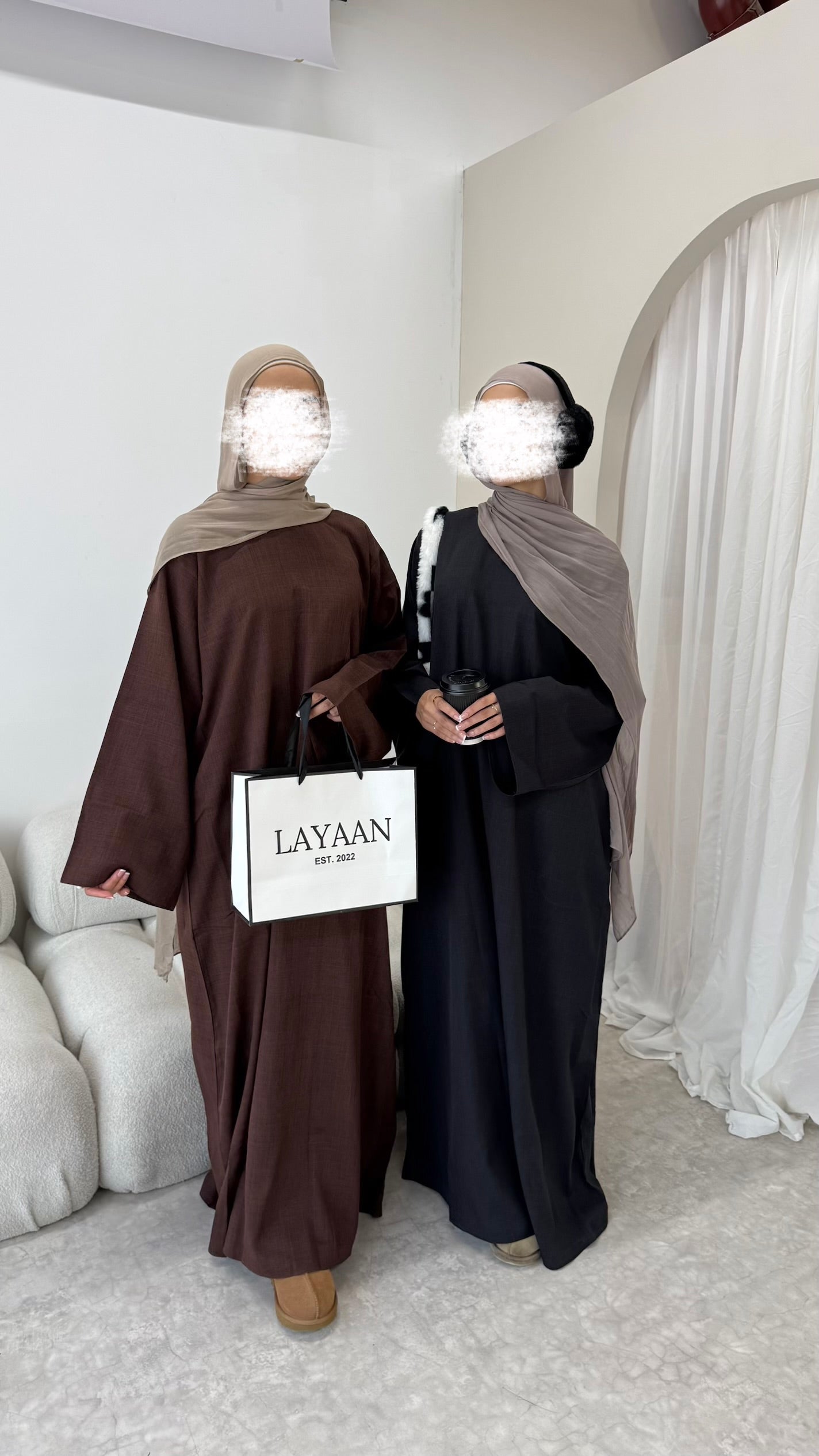 Lina Abaya in Brown