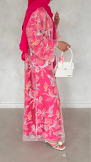 Rosette in Rose Pink