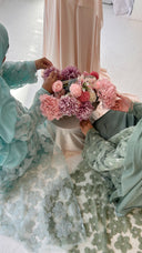 Floral Bloom Powder Blue