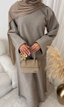 Nayla in Taupe Grey