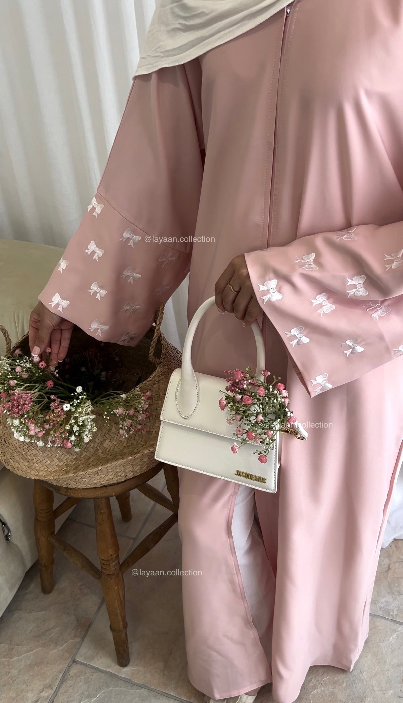 Bella Abaya in Pink