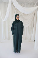 Lina Abaya in Emerlad Green