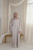 Lina Abaya in Taupe Grey