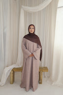 Lina Abaya in Almond