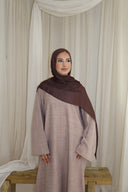 Lina Abaya in Almond