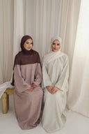 Lina Abaya in Almond