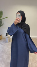 Lina Abaya in Navy