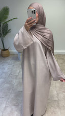 Lina Abaya in Light Taupe